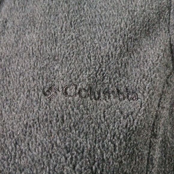 Columbia charcoal gray fleece zip front vest Sz S NWOT - Picture 7 of 8